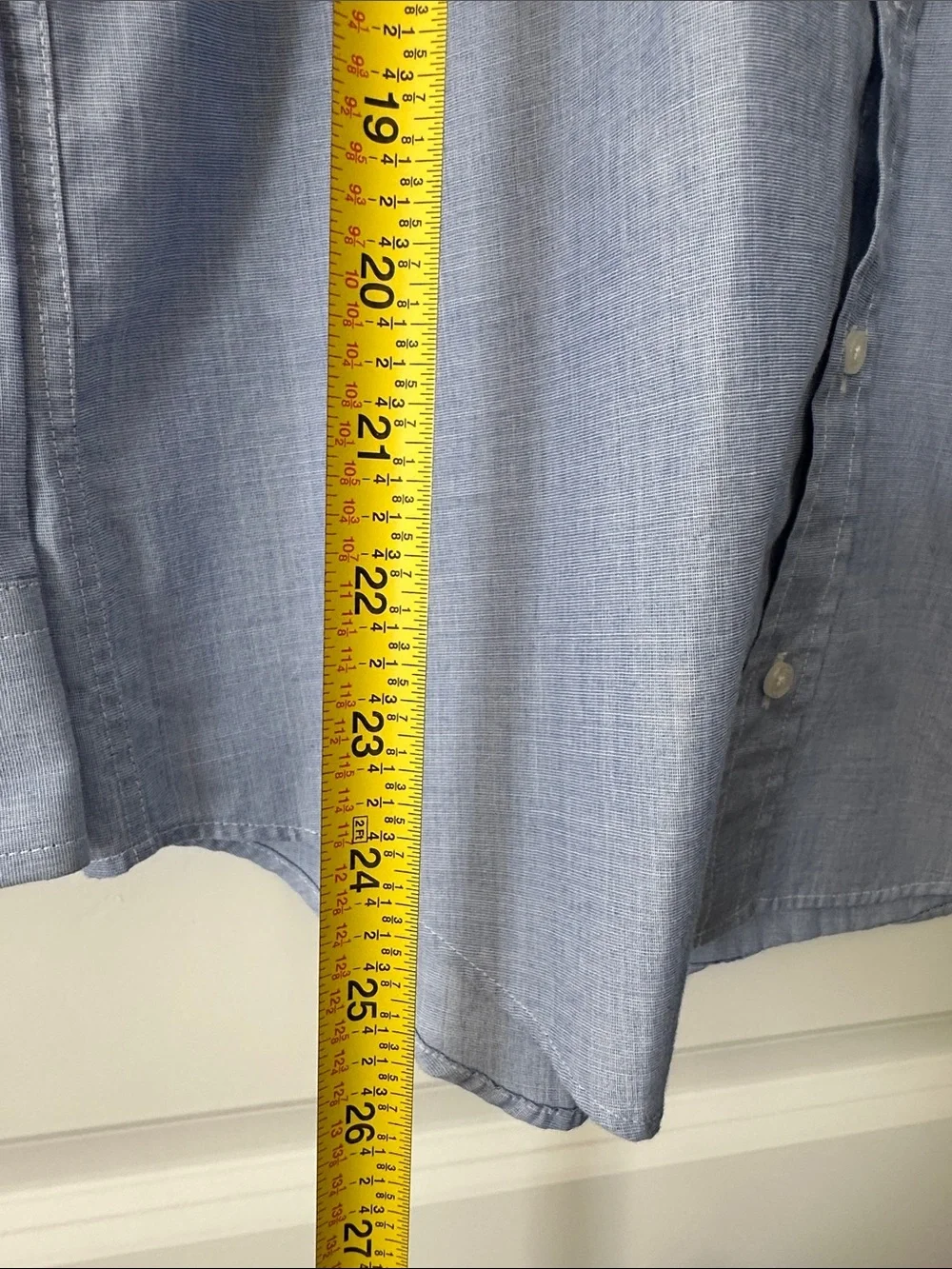 Blue Ralph Lauren Button Down Shirt, Size 18.